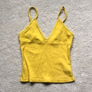 Yellow Crop Top